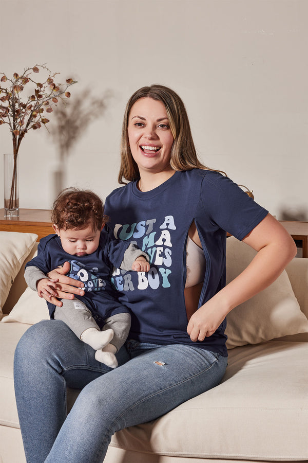 First Mother's Day Mommy and Me Nursing T-shirt