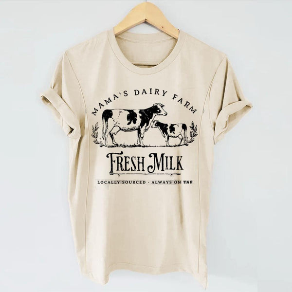 Mama's Dairy Farm Breastfeeding T-Shirt