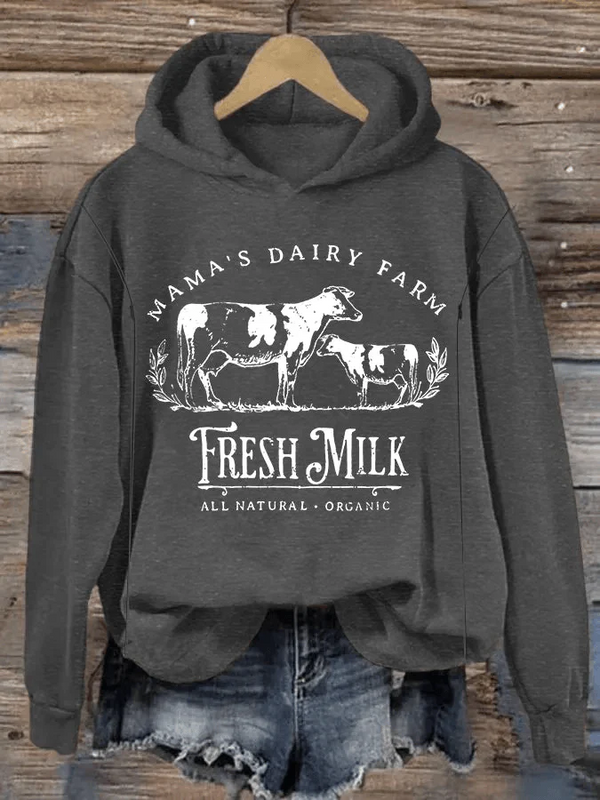 Mama's Dairy Farm Nursing Friendly Hoodie