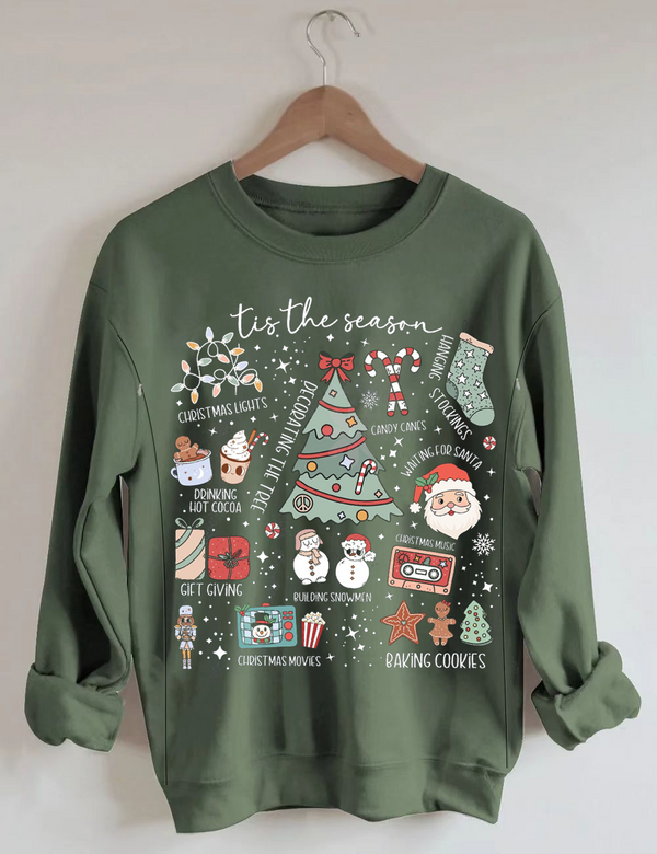 Retro Christmas Nursing Sweatshirt