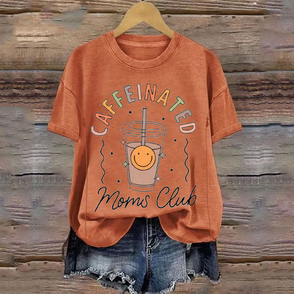 Caffeinated Moms Club Nursing Tee