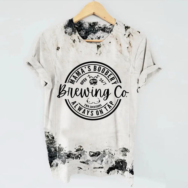 Tie Dye Nursing Breastfeeding T-shirt