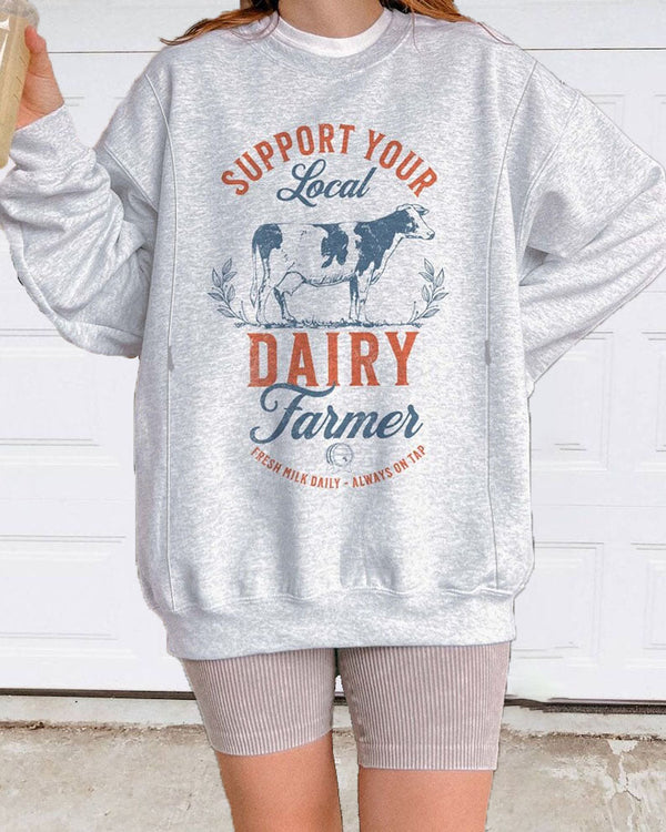 Local Dairy Farmer Nursing Sweatshirt