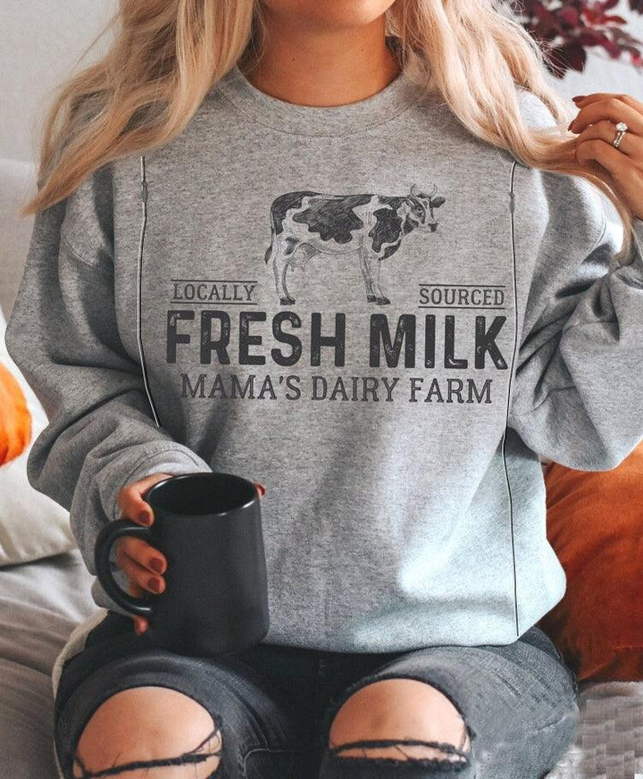 Eat Local Breastfeeding Nursing Friendly Sweatshirt - Giftifymama