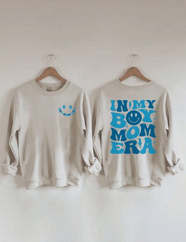 In My Boy Mom Era Crewneck Sweatshirt - Giftifymama