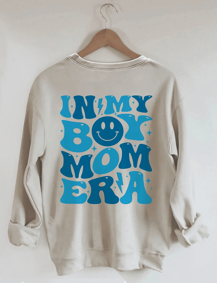 In My Boy Mom Era Crewneck Sweatshirt - Giftifymama