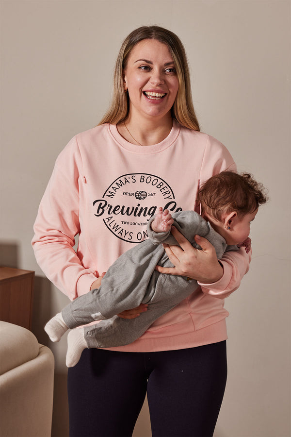 New Mom Breastfeeding Easy for Nursing Sweatshirt